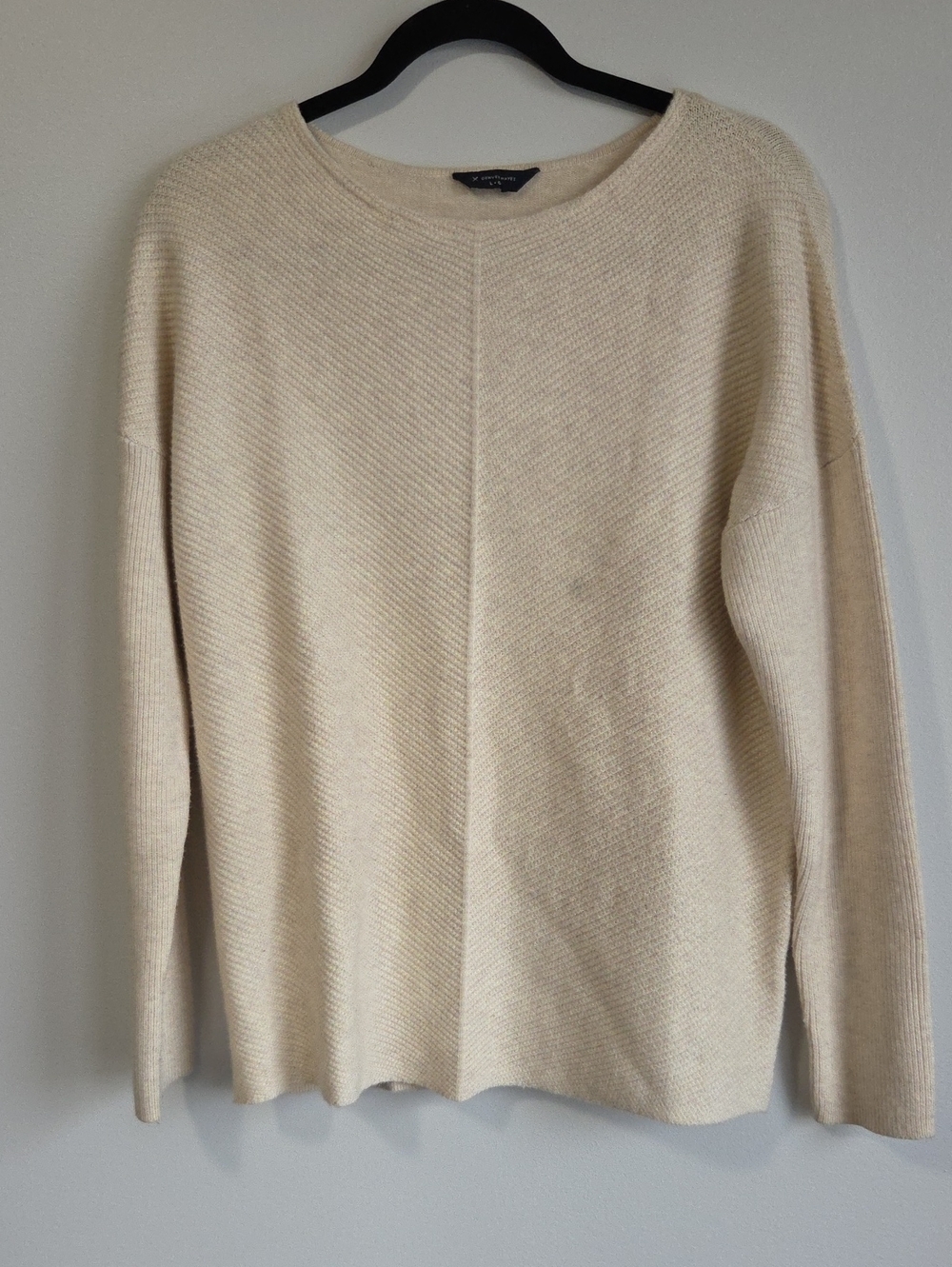 Denver Hayes Cream Knit Sweater